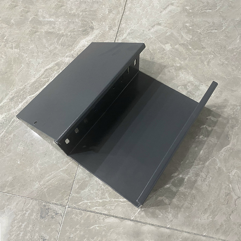 Steel Cable Management System Hot Dipped Galvanized Cable Tray Wall / Ceiling Installation For Space Saving