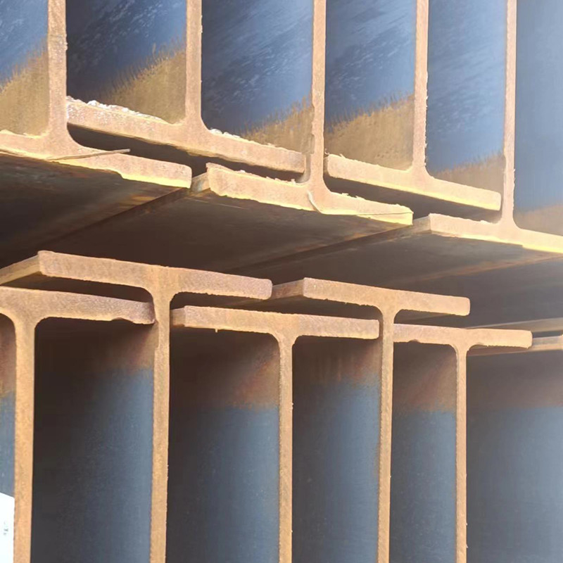 Construction Galvanized Steel H Beam In H Shape Cross Section 5-34mm Flange 50-400mm