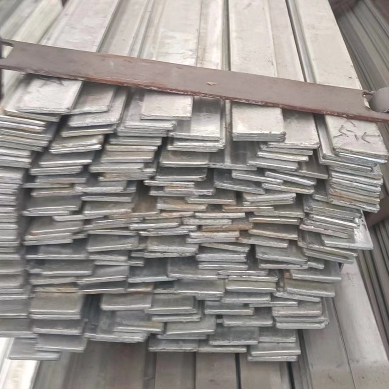 1% Tolerance Galvanised Flat Bar Cold Rolled Non Alloy Flat Steel Customization Bending Service