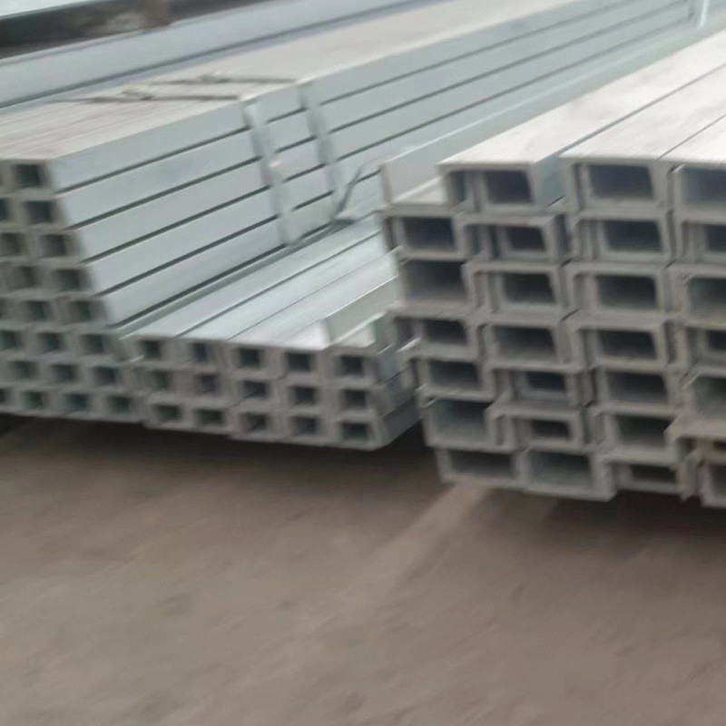 Q345 201 304 Galvanized U Channel Steel Hot Rolled Channel Zinc Plated Steel Channel