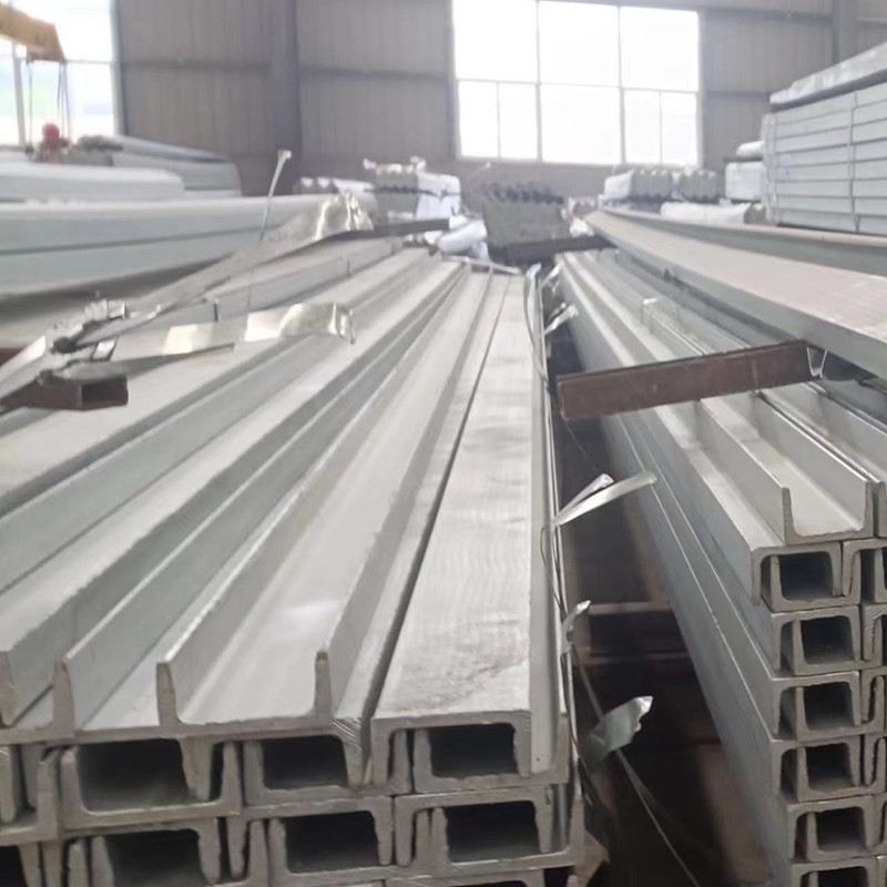 Not Perforated GalvanizedHot Rolled Steel Channel Q355 U Shaped Metal Channel 100% Tested