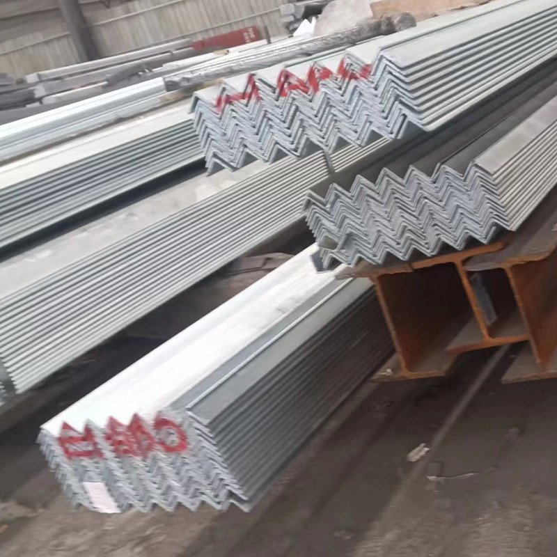 Welding and Cutting L Shape Galvanized Angle Steel Carbon Steel 100mm Production Services