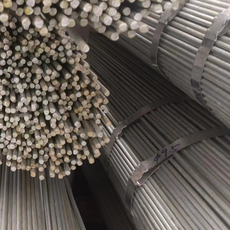 Corrosion Resistant Galvanized Steel Bar Building Materials 600g/m2 Zinc Coating