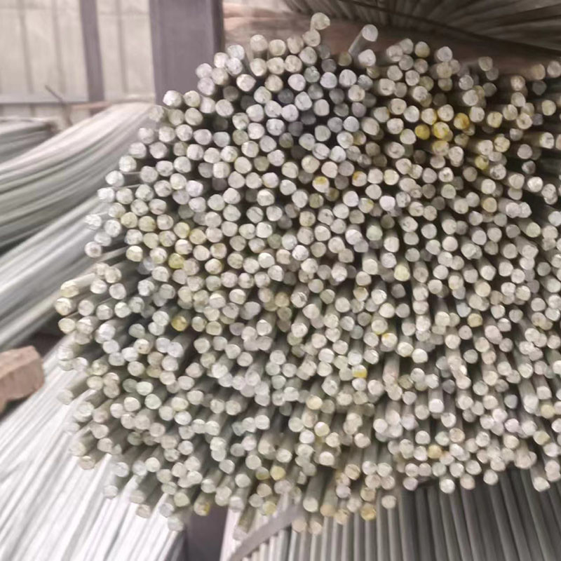 Corrosion Resistant Galvanized Steel Bar Building Materials 600g/m2 Zinc Coating