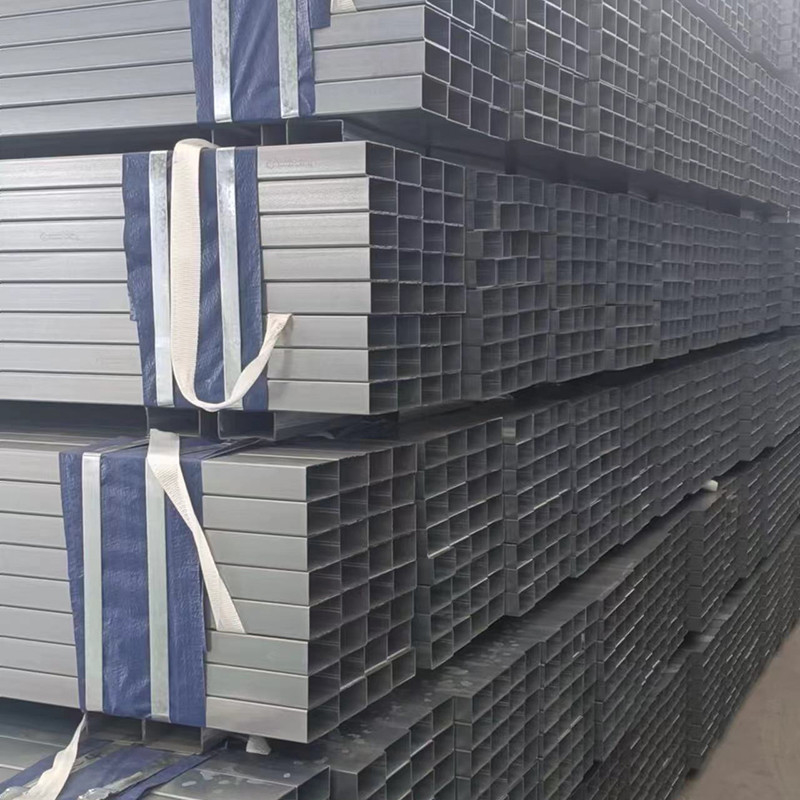 Lightweight Corrosion Resistant Zinc Magnesium Aluminum Square Tube Stock / Coated alloy square tube